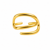 Sculpted Loop Ring