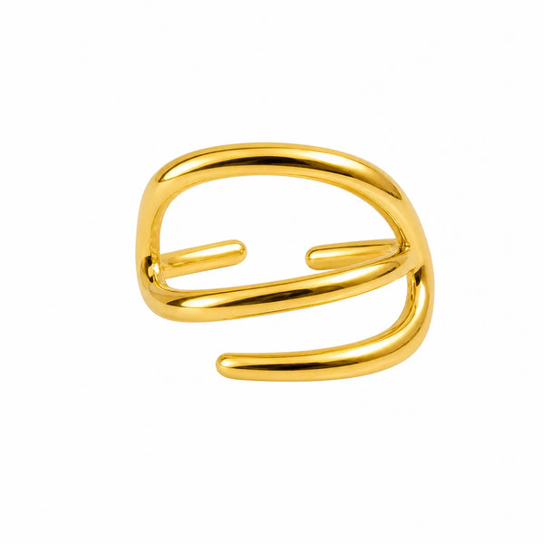 Sculpted Loop Ring
