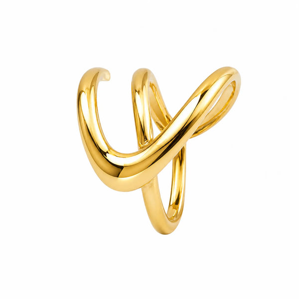 Sculpted Loop Ring