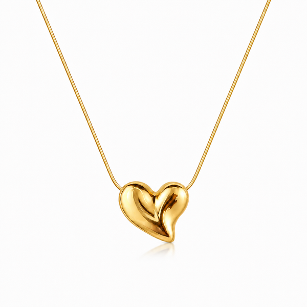 Puffy Heart Necklace