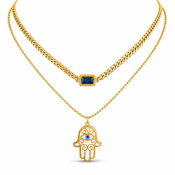 Hamsa LayerNecklace