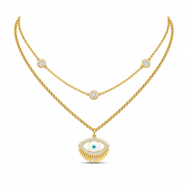Layer Evil eyeNecklace