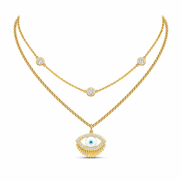 Layer Evil eyeNecklace