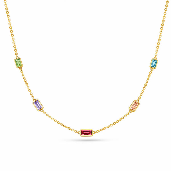Multi stone Tanmaniya Necklace
