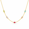 Oval Drop Tanmaniya Necklace