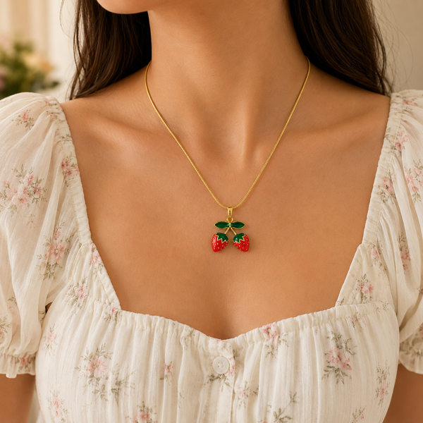 Strawberry Necklace