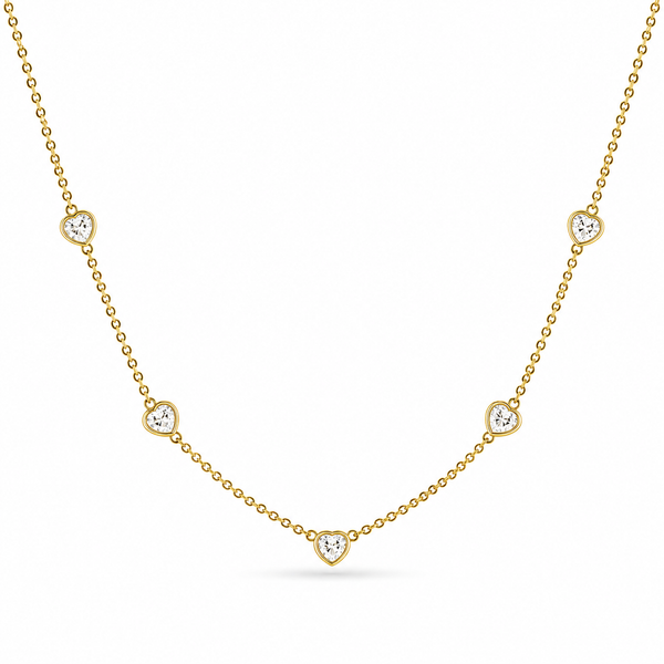 Heart Drop Tanmaniya Necklace