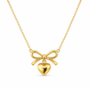 Bow Heart LinkedNecklace