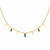 Butterfly Emerald Tanmaniya Necklace