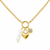 Heart Lock Multi Charms Necklace