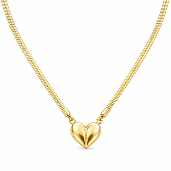 Heart Megnat pendant Necklace