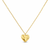 Puffed Heart Necklace