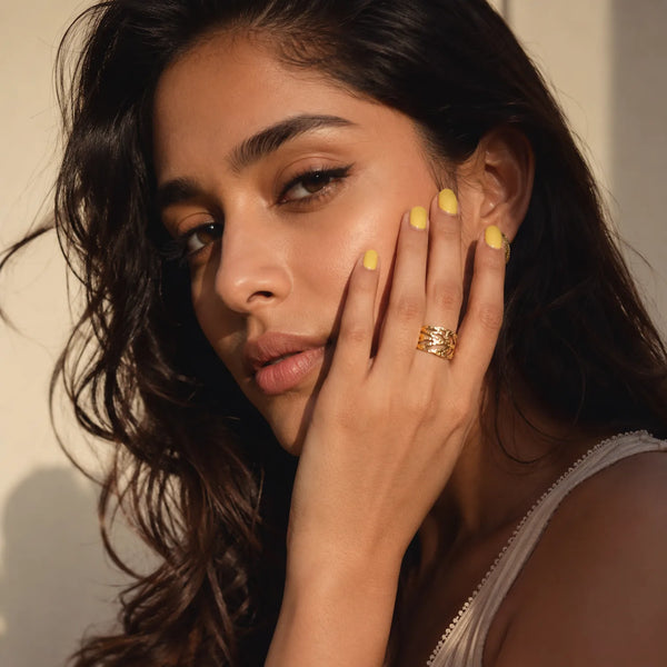 Molten Mesh Ring