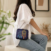 Dream catcher print clutch