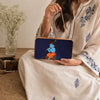 Krishna Print Rectangular Clutch