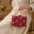 Mehroon silver floral Handle Clutch