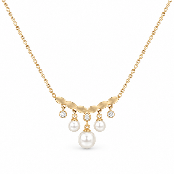 Dangling Pearl Necklace