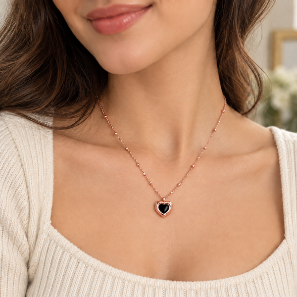 Double Heart Necklace