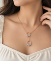 2 in 1 Earring Necklace