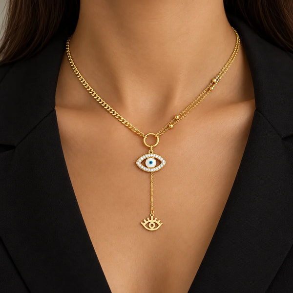 Dangling Evil eyeNecklace