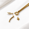 Star Pearl Diamond Multi Charms Necklace