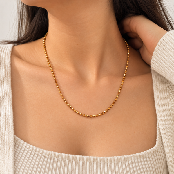 Circle Bead Necklace