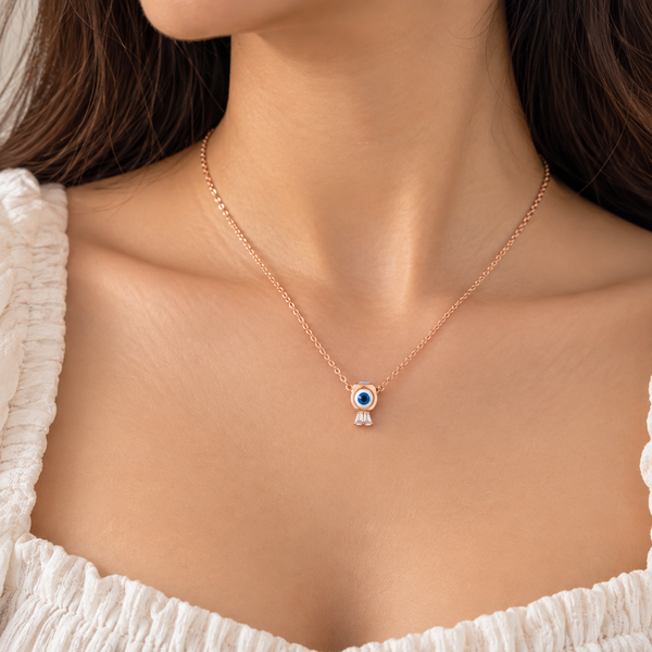 Dainty Diamond Evil Eye