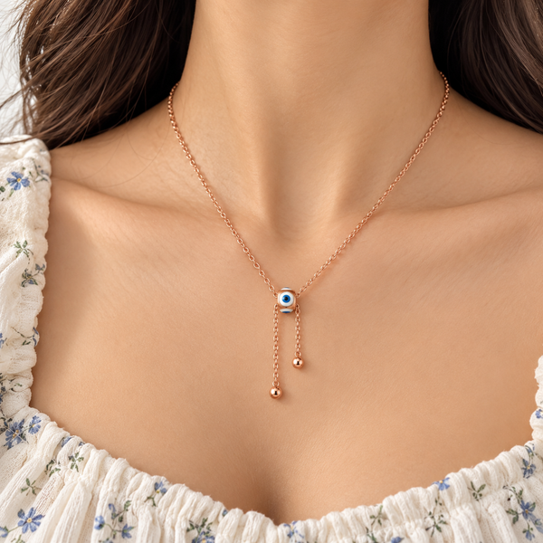 Evil eye Dangling Necklace