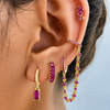 Ruby Royale Ear Stack