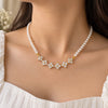 Pearl Diamond Pendant Necklace