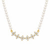 Pearl Diamond Pendant Necklace