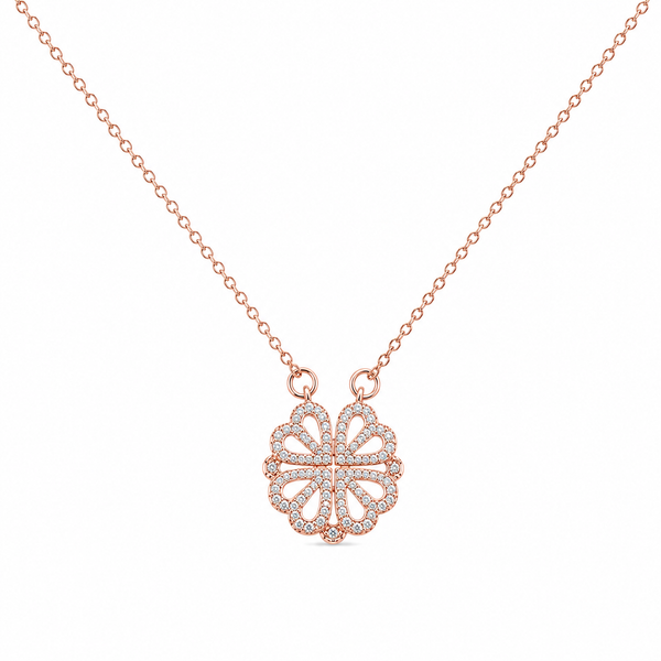 Heart Clover Necklace