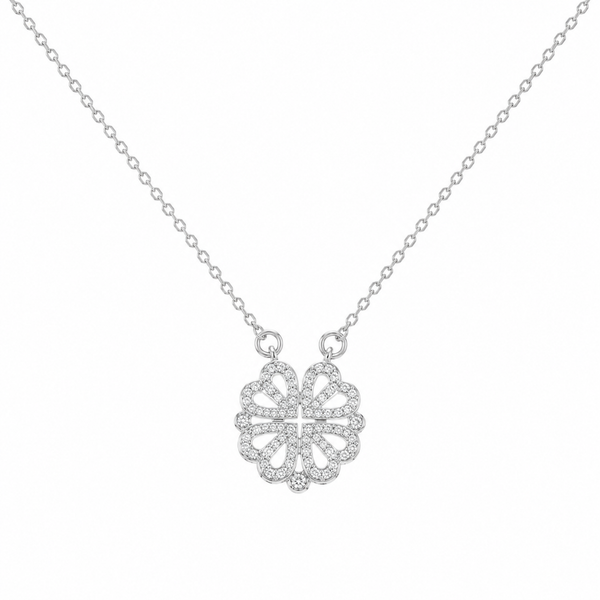 Heart Clover Necklace