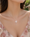 Flower Dangle Necklace