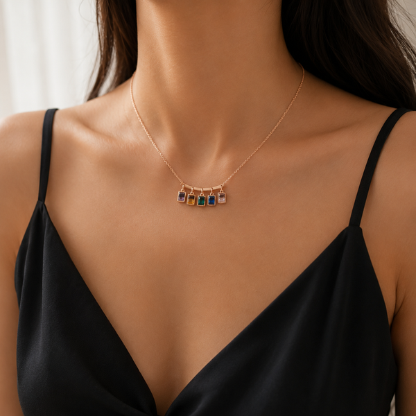 Dangling Crystal Necklace