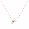 Evil Eye Butterfly & Pearl Necklace