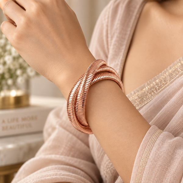 Triple Layer Chunky Bracelet