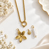 Flower Multi Charms Necklace