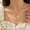 Flower Multi Charms Necklace