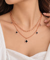 Double Layer Clover Necklace