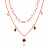 Double Layer Clover Necklace