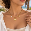 Shell Star Beach Charm Necklace