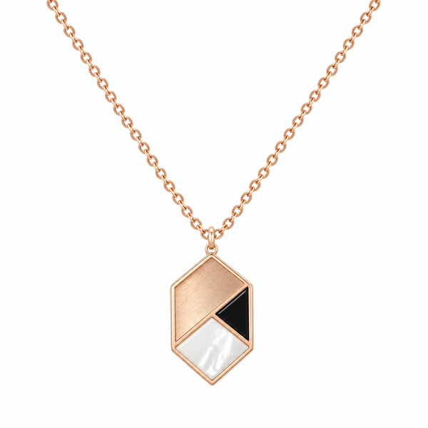 Hexagon Shape Necklace