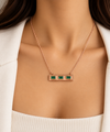 Green Bar Necklace
