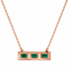 Green Bar Necklace