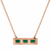 Green Bar Necklace