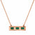 Green Bar Necklace