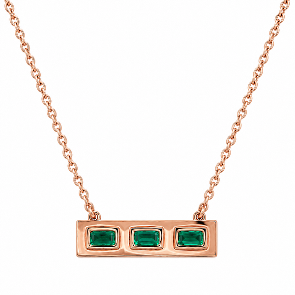 Green Bar Necklace