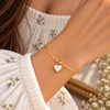 Heart Wire Charm Bracelet