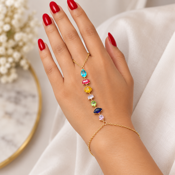 Gem flow handharness Bracelet